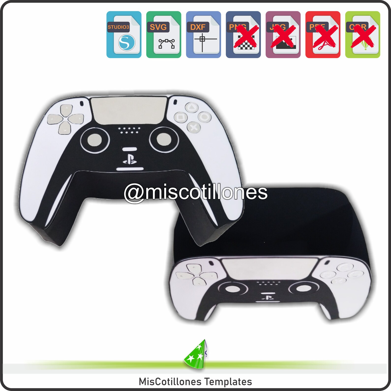 Game Controller Box PS5 Inspired Console Controller Game Box Etsy