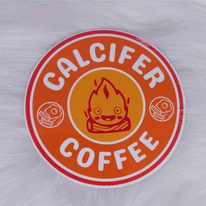 Fire Demon Coffee Sticker