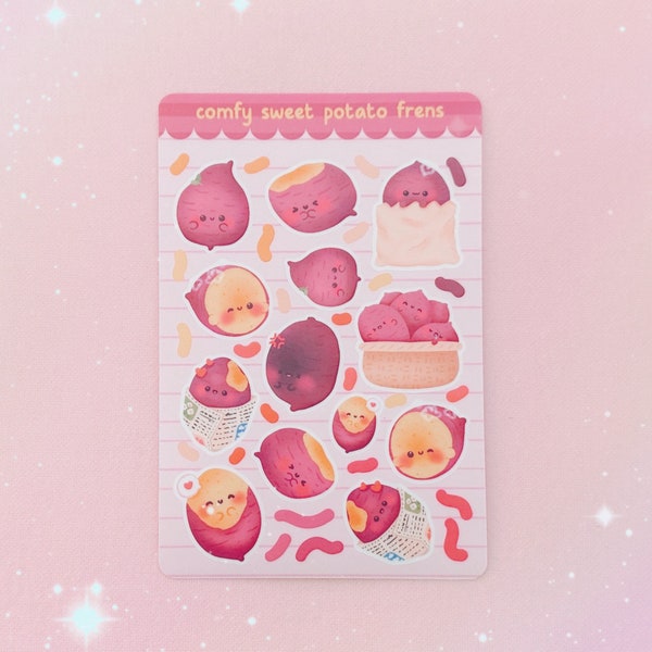 Sweet Potato Friends | Sticker Sheet