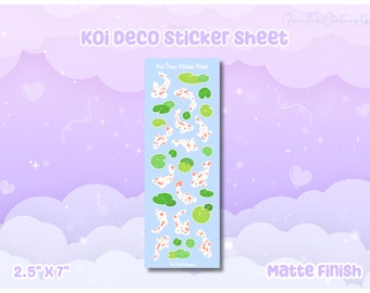 Koi Deco Sticker Sheet