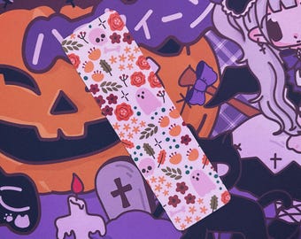 Autumn Ghost Bookmark | Double-Sided Fall Reading