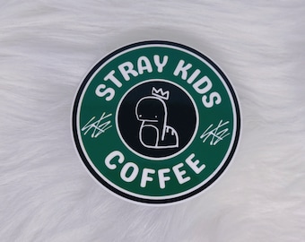 Stray Kids Coffee Sticker