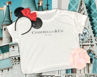 Cinderella & Co. - Cropped White Disney Shirt