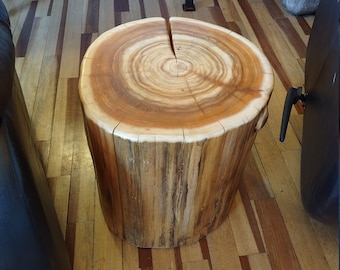 Tall 22" Cedar Stump/Side Table