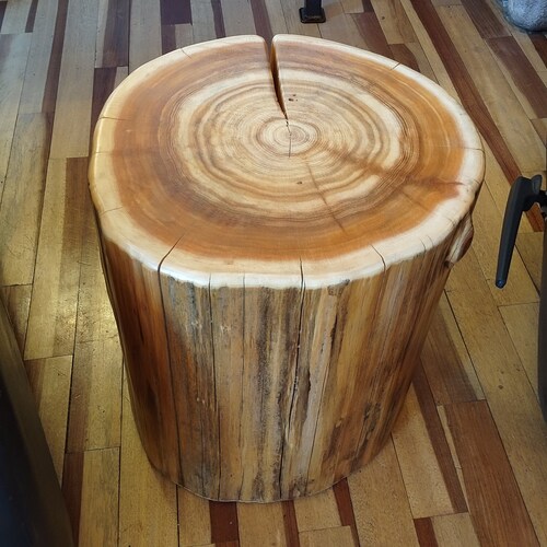 Cedar Stump Side/end Table Etsy