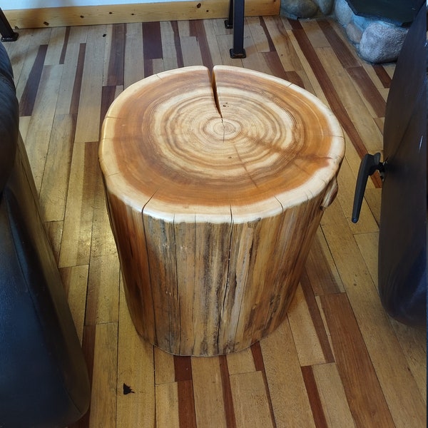 Stump Side Table Etsy