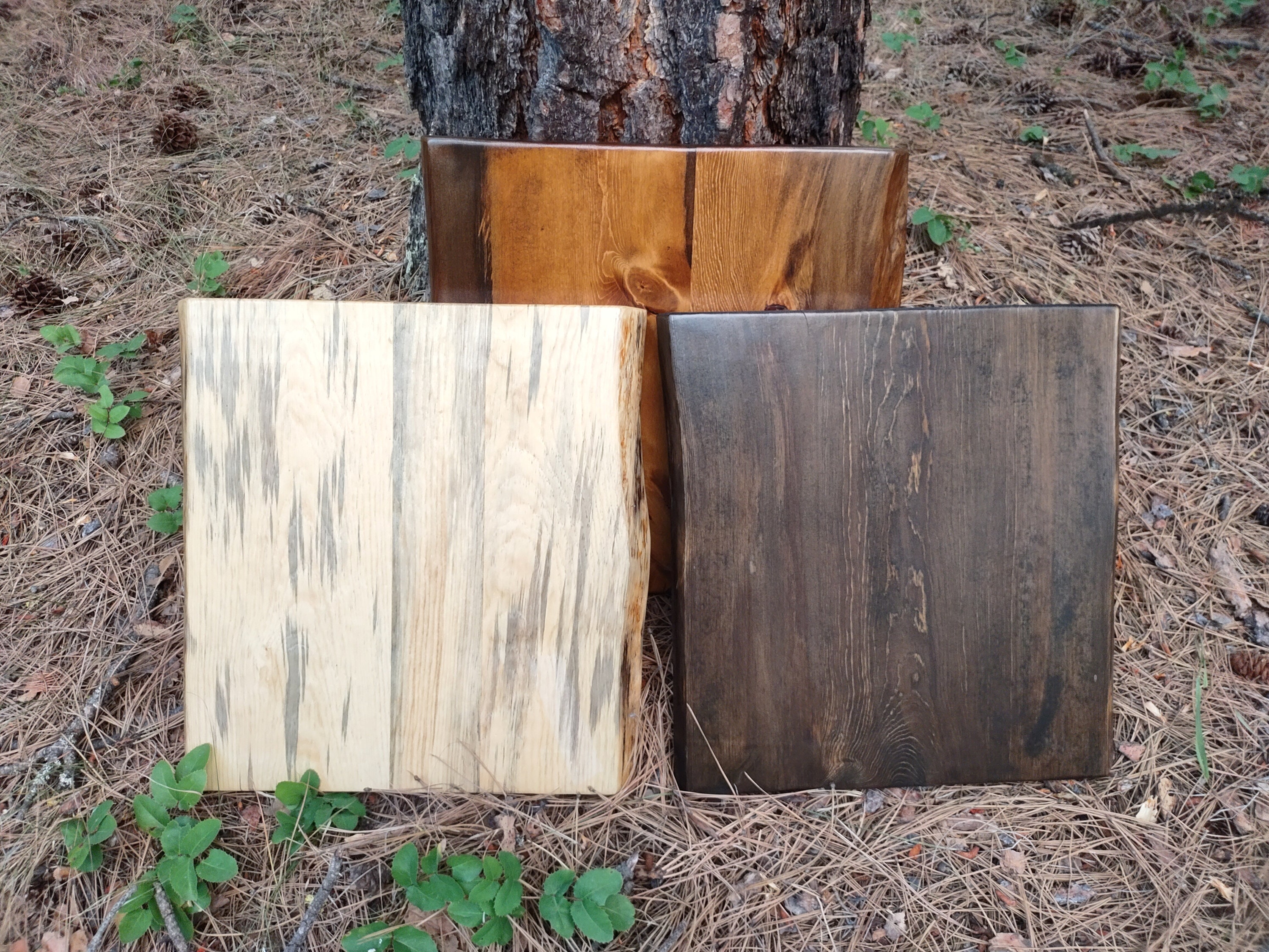 Pine Wood End Table Tops Table Tops Wood Table Tops Etsy