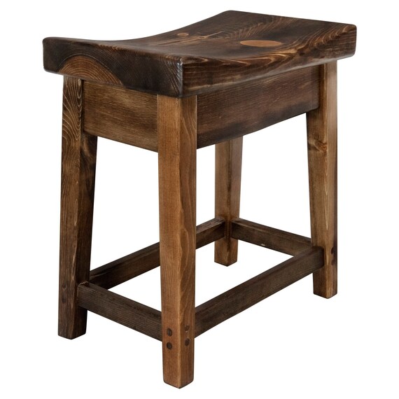 Amish saddle bar stools new arrivals