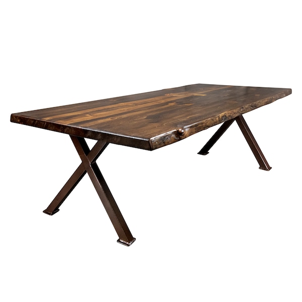 Amish Made Natural Edge Kitchen/ Dining Table