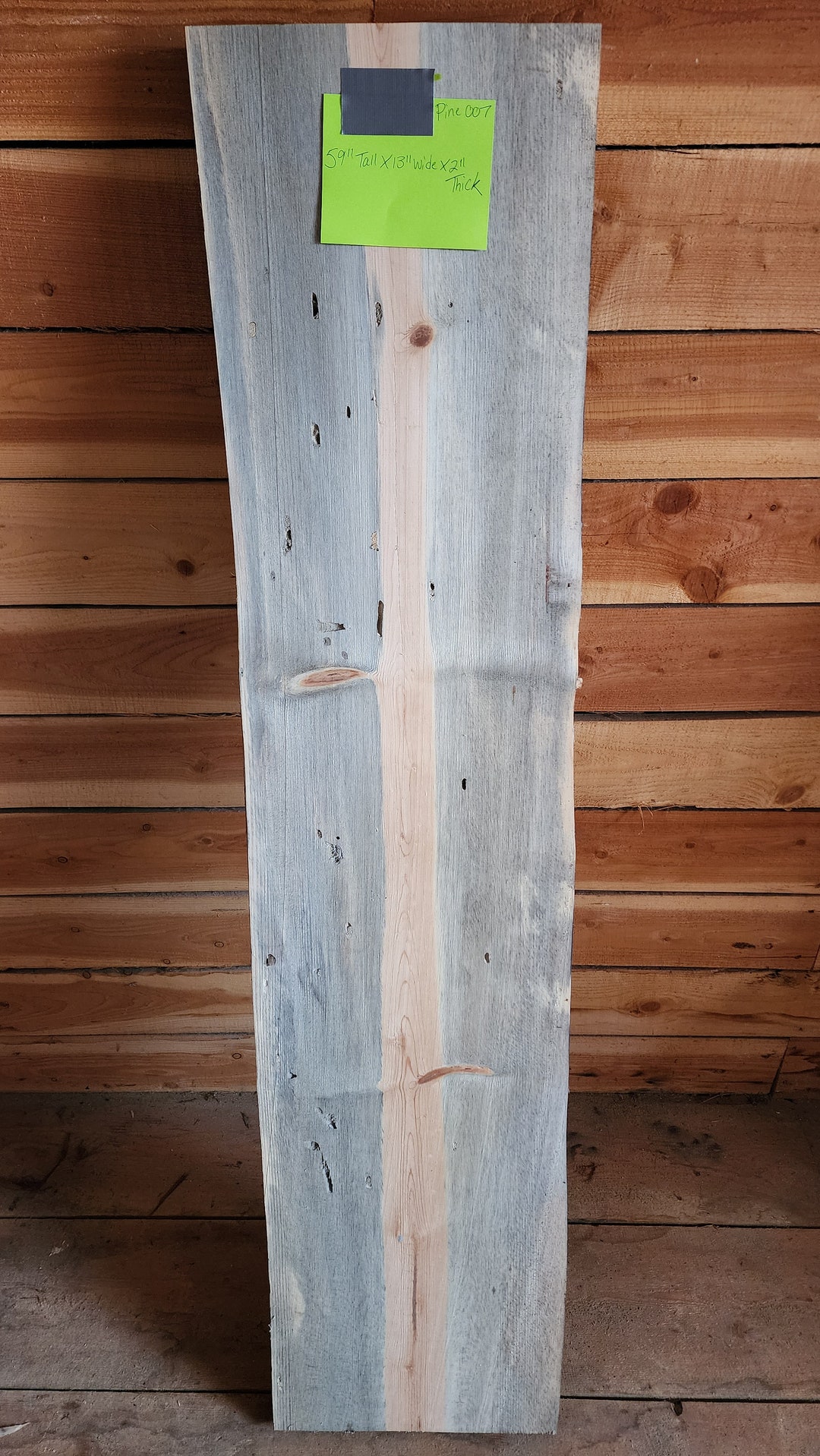 Rough Cut Blue Pine Slabs-bench Tops-bar Tops-tabletops - Etsy