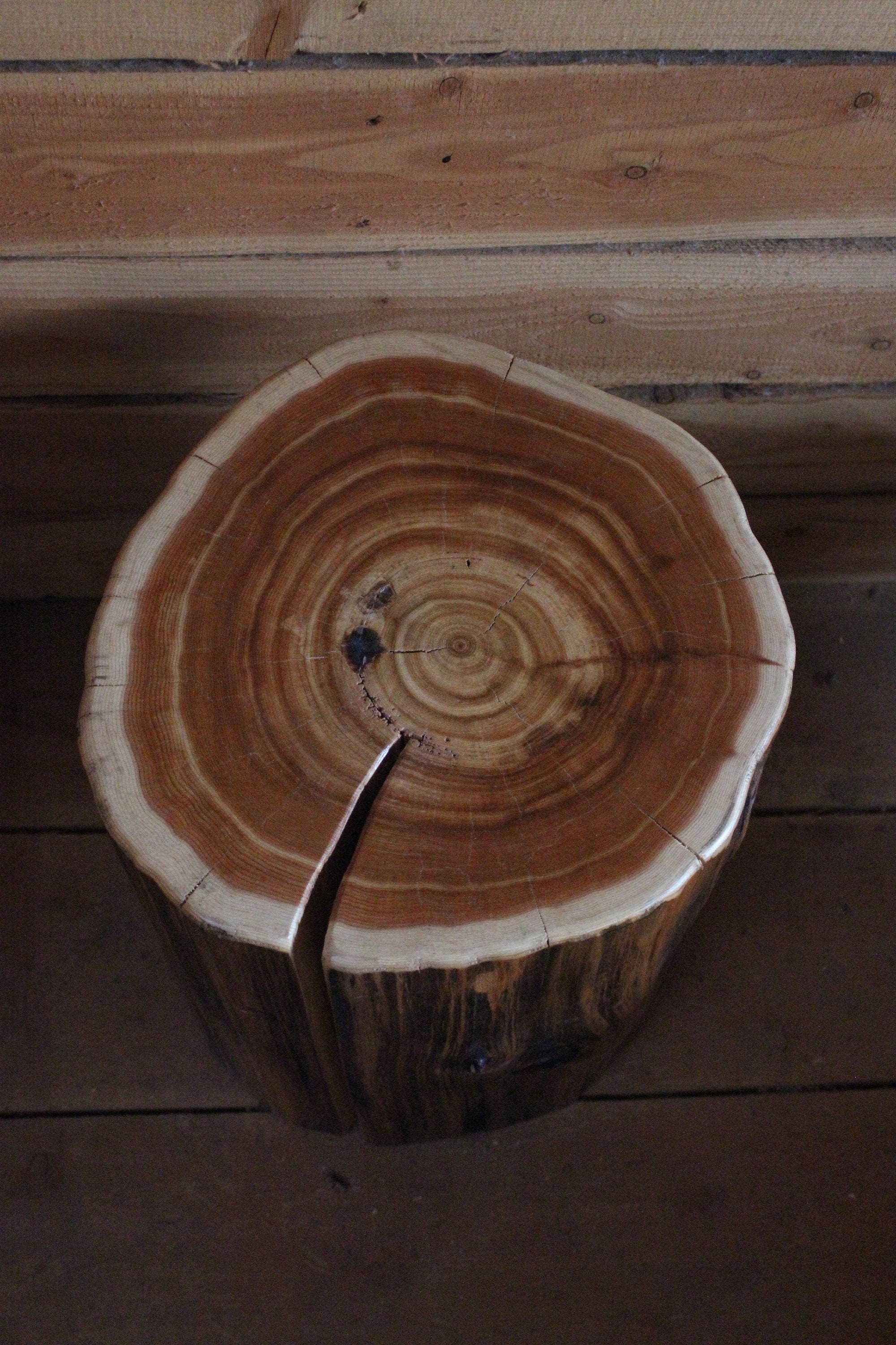 Cedar Stump Side/end Table Etsy