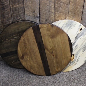 Round Ponderosa Blue Pine Tabletops | Tables | Coffee Tabletop |