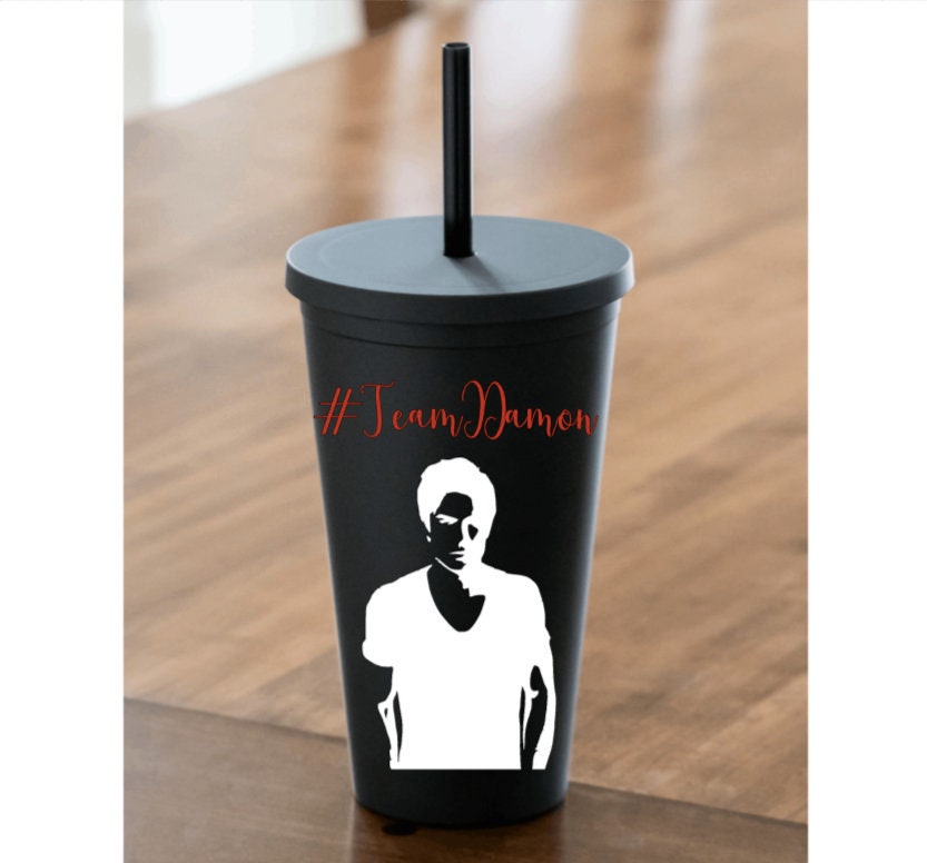 Team Damon Salvatore Black Matte Tumbler I Know You Re Etsy