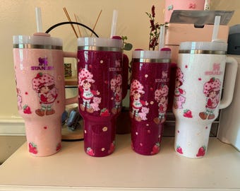30oz or 40oz Strawberry Girl Tumbler Stanley