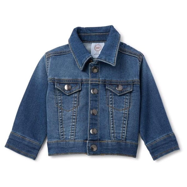 Baby Denim Jacket Etsy