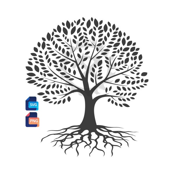Tree of Life Image - PNG and SVG digital file for clipart, laser engraving, vinyl cutting