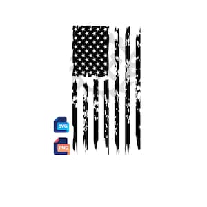 American Flag Image - PNG and SVG digital file for clipart, laser engraving, vinyl cutting