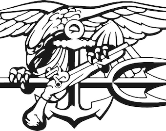 Navy Seal Crest Logo Bottle Jacket U.S 