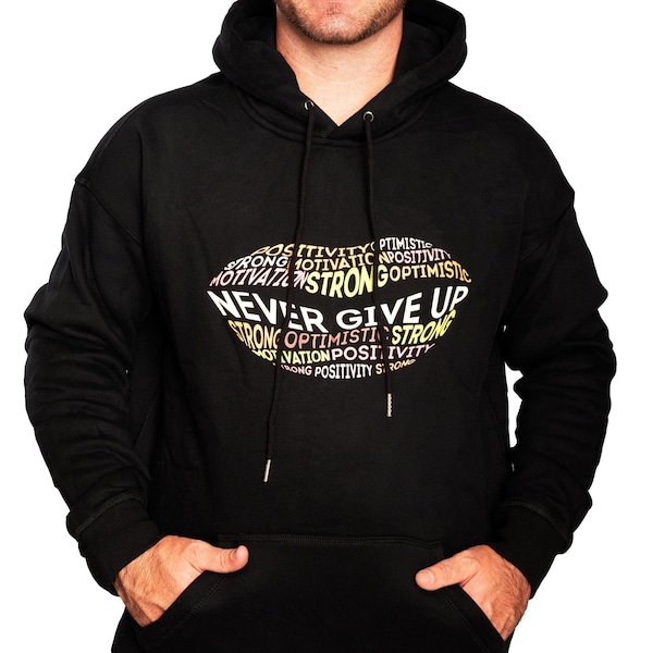 Never Give up Hoodie - Etsy