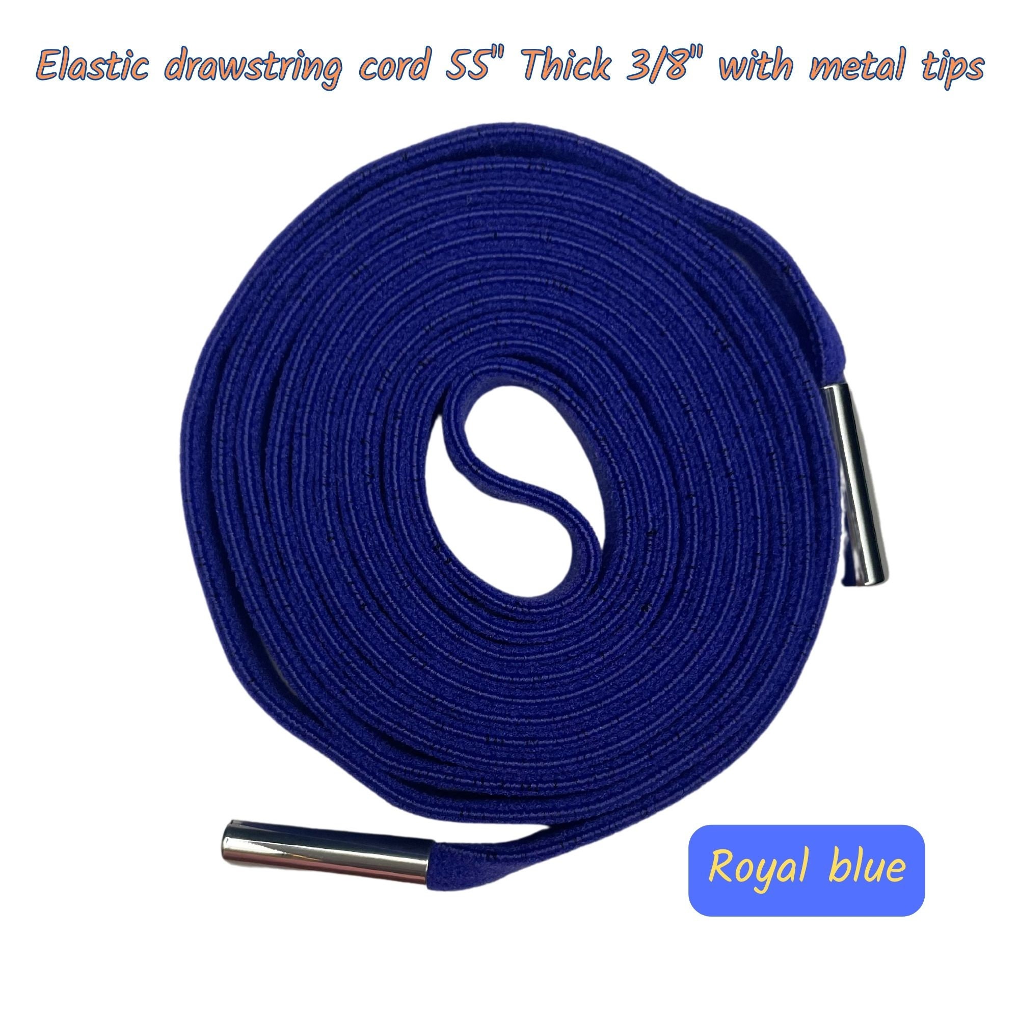 Cable Draw String Flat Super Stretch Drawstring Cord: 55