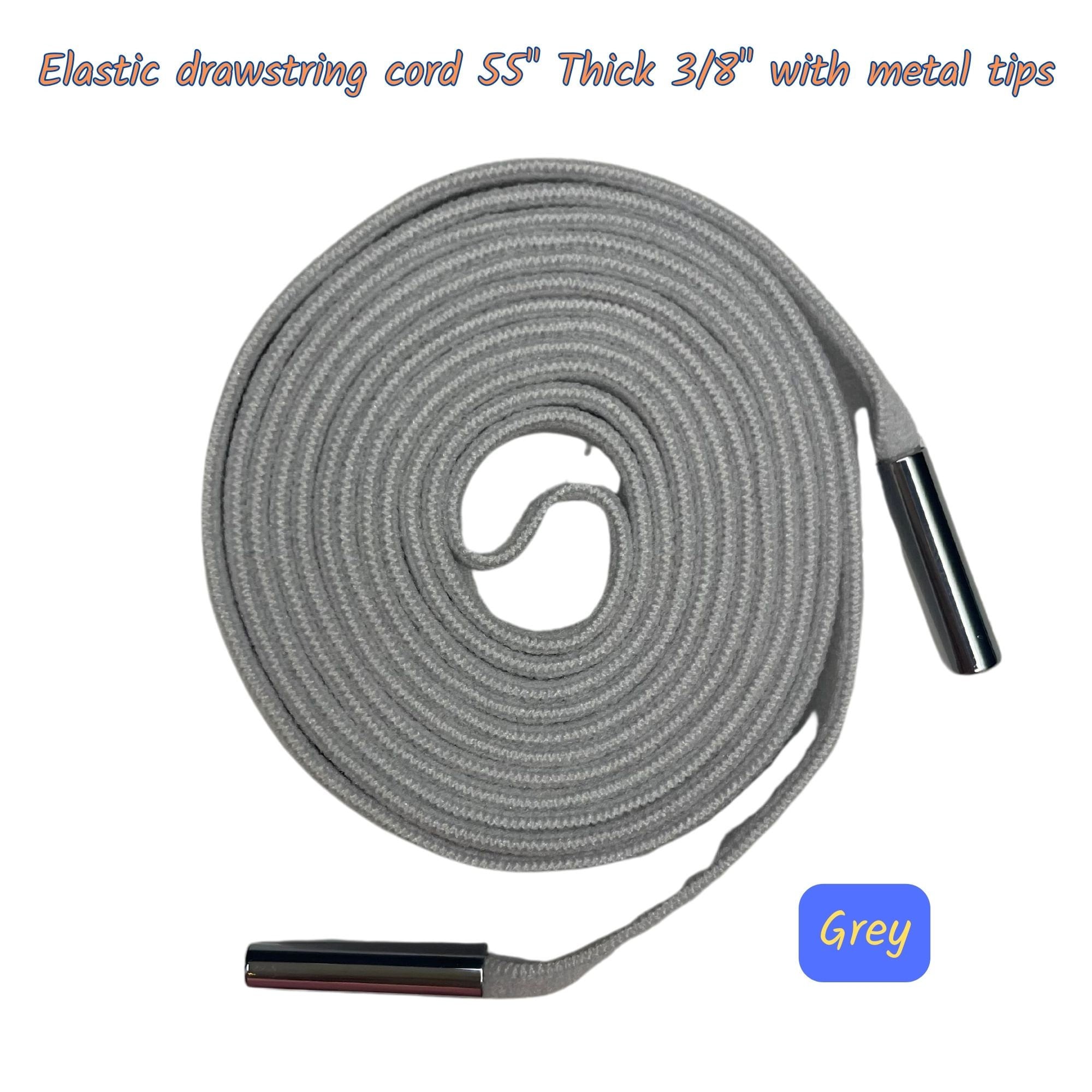 Cable Draw String Flat Super Stretch Drawstring Cord: 55