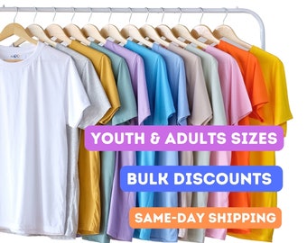 80/20 Polyester Sublimation Blank Shirt, Unisex Adult T-Shirts, Unisex Youth T-Shirts, Polyester shirt, Wholesale Sublimation shirts, tshirt