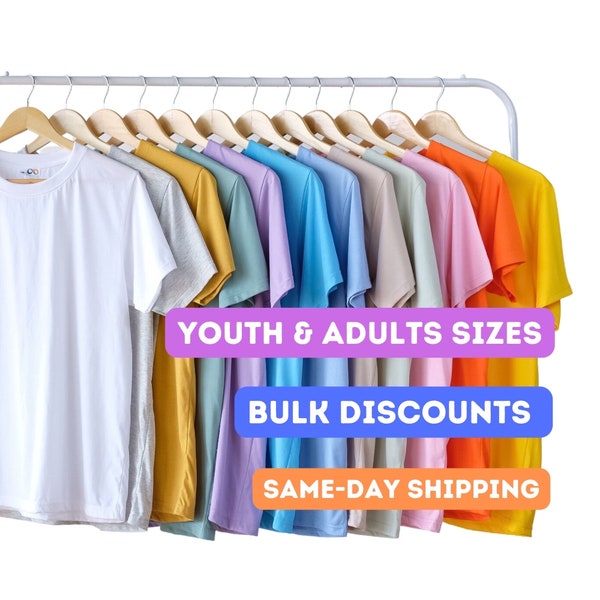 80/20 Polyester Sublimation Blank Shirt, Unisex Adult T-Shirts, Unisex Youth T-Shirts, Polyester shirt, Wholesale Sublimation shirts, tshirt