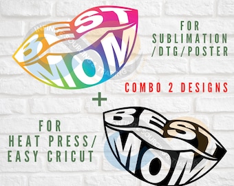 Mom Lips Design, Sublimation Cricut SVG PNG (Digital Download)