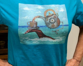 Steampunk T-shirt TeaTime