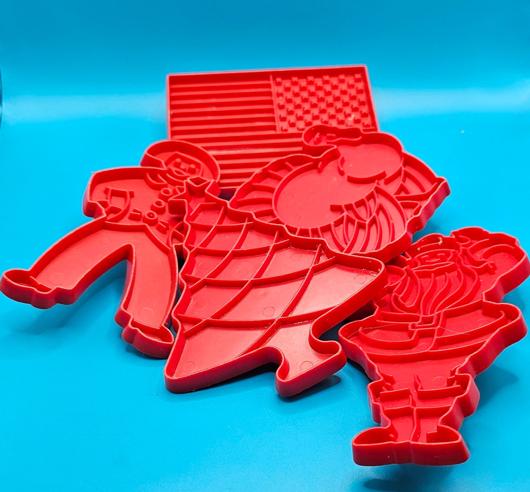 Ruby Cookie Cutter 5 Red Cookie Cutters! Fun Mix of Holidays Including 4th of July ...