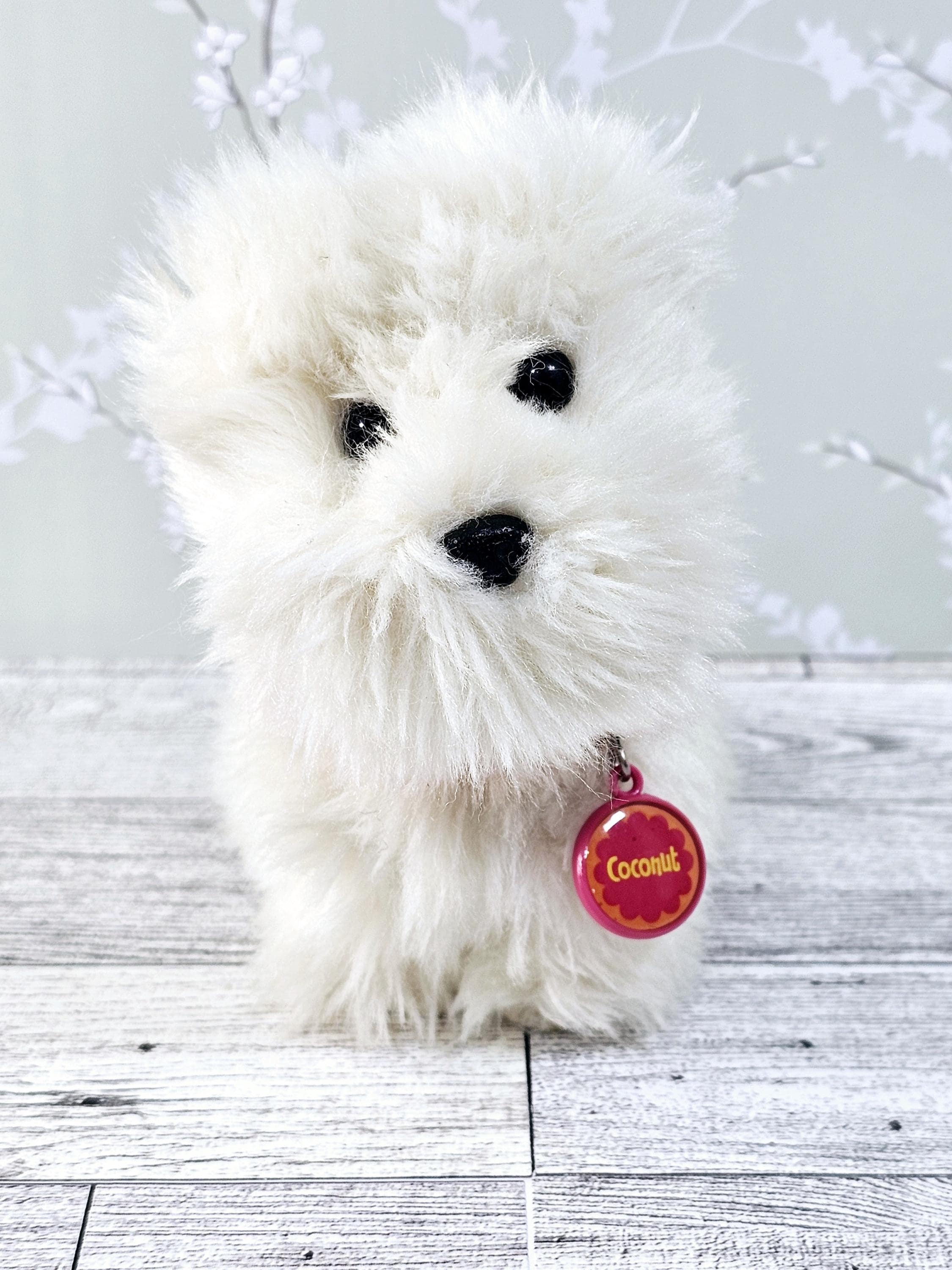American Girl Doll - Coconut the Dog With Orange Collar - 2009-14 Edition -  Pet for 18" Doll - Hard Body With Fur - Foil AG Sticker - Etsy