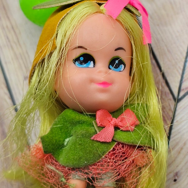 Vintage Luscious Lime Kola Liddle Kiddle Kola Doll ONLY Mattel Inc Hong Kong Great Condition No Pop Bottle Toy Children HTF Collectible