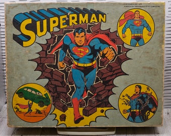 Vintage Superman Record Player 1978 Dejay Brand .model SP-19