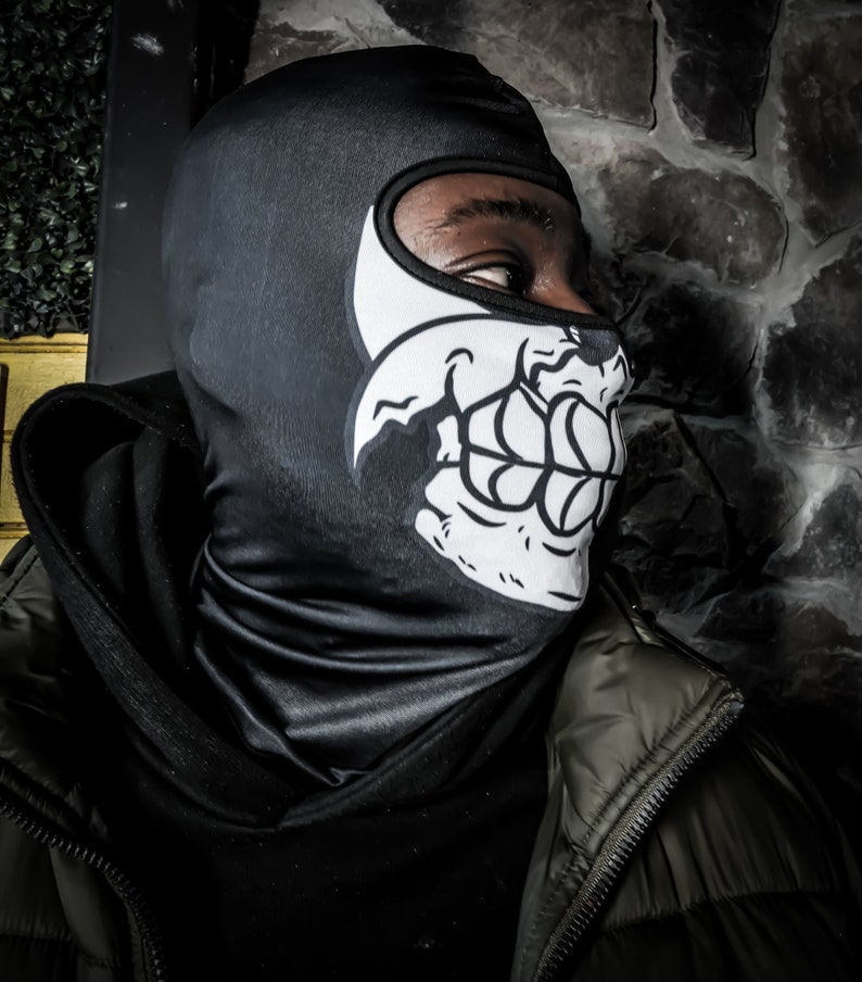 Half Skull V2 Ski Mask Pooh Shiesty Mask Etsy Hong Kong