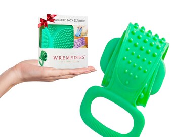 Silicone Back Scrubber for Shower,  Exfoliating Bath Body Brush for Men and Women, Easy Clean Improves Blood Circulation and Skin Health