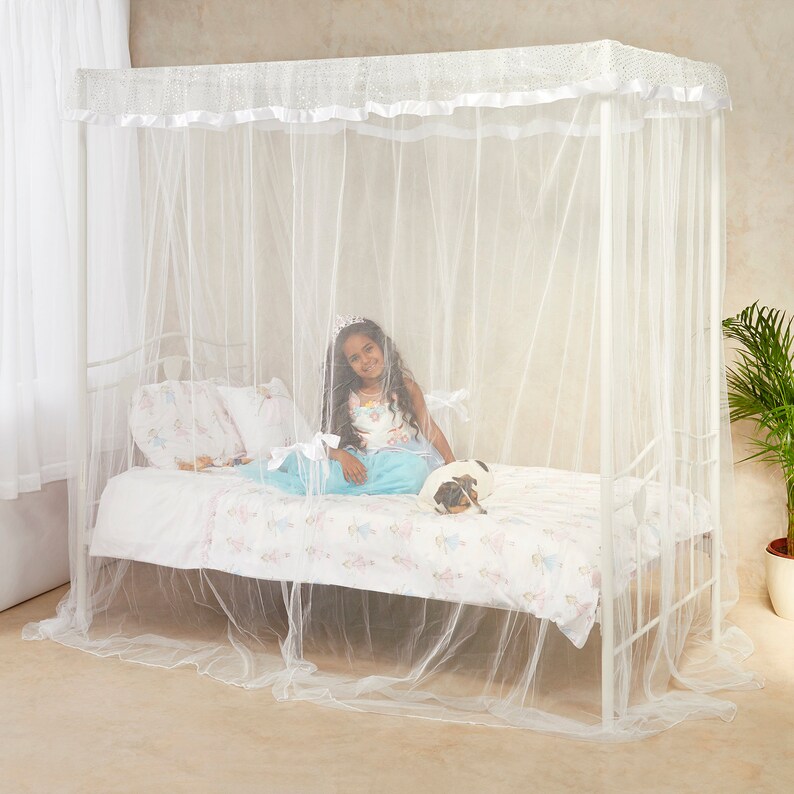 Pink Bed Canopy for Girls Bedroom Bedding Decoration Etsy