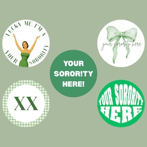 Sorority Pins GREEN