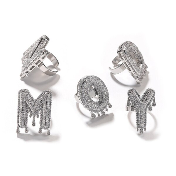 Initial Rings - Etsy
