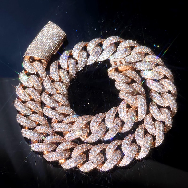 Cuban Linmk Rapper Cuban Link Rapper Chain - Etsy