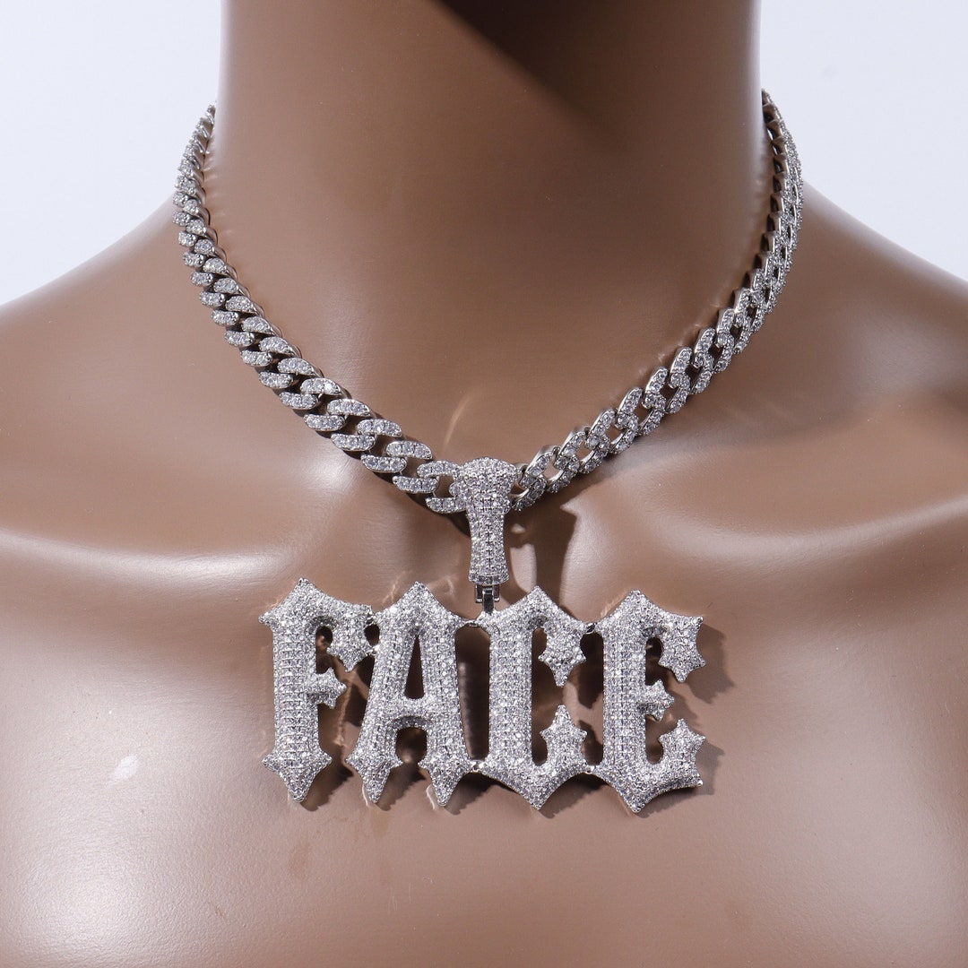 Diamond Chain Thorn Cuban Link Chain Buy Iced Out Custom Name