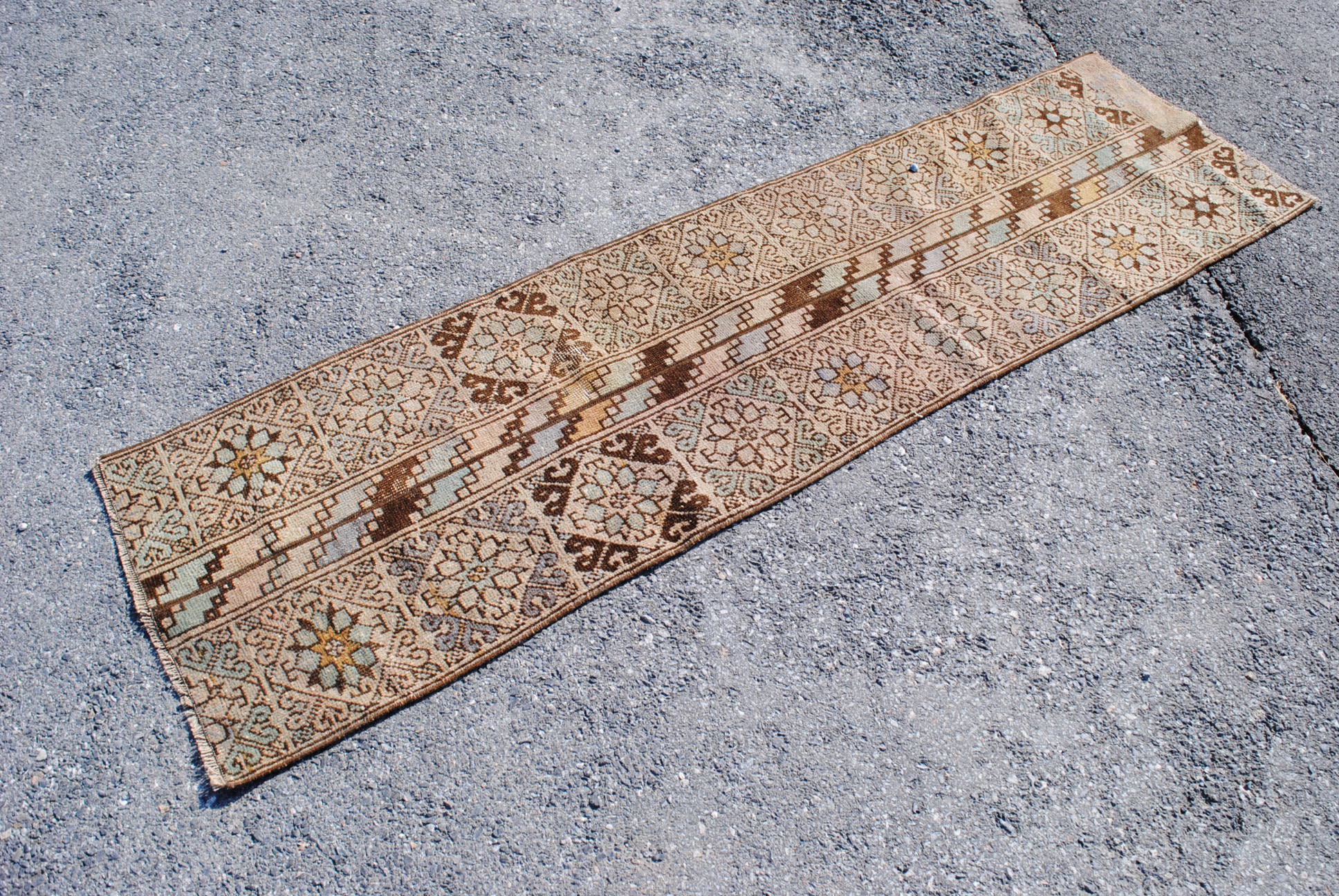 2 x 7 Fuß Beige türkischen Läufer Teppich Treppe Läufer | Etsy