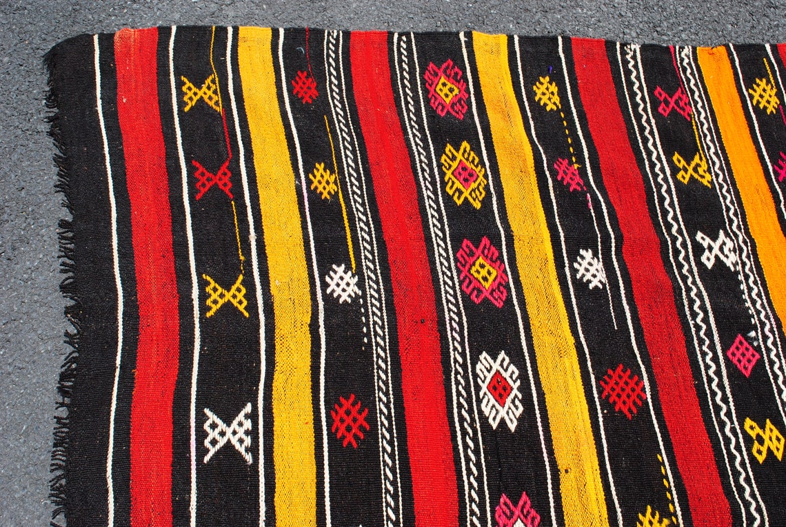 BIG DISCOUNT 7x10 feet Rainbow Turkish rug Carpet Wool rug Etsy