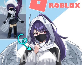 Turn Your Roblox Avatar into Anime Art | Custom Digital Portrait Roblox Anime Commissions | Roblox, Roblox Gift, Anime Art Commission