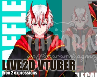 NEW!! CUSTOM VTUBER LIVE2D anime art commission | commercial use | live 2d model | vtuber model | ready to rigging