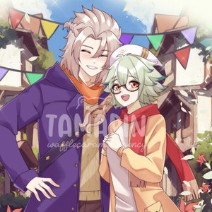 ANIME PFP arte / comisión de arte personalizado / comisión de anime / arte digital (oc, d&d, pareja, genshin, ff xiv, comisión de arte de anime)