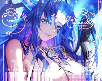 Custom NSFW Anime Commission: Fantasy Character, OC, DND Art (Digital File Only)