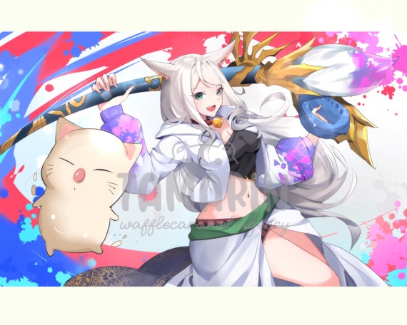 FFXIV ANIME COMMISSION | custom anime art commission (oc, armor, d&d, fanart, final fantasy xiv, couple, ff xiv,anime commission)