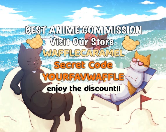 Anime Art Commission: Anime couple, Anime gift, OC, Character design, Fanart