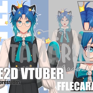 VTUBER LIVE2D | commercieel gebruik | live 2D-model | kant-en-klaar vtuber-model | klaar om te worden getuigd | FFXIV