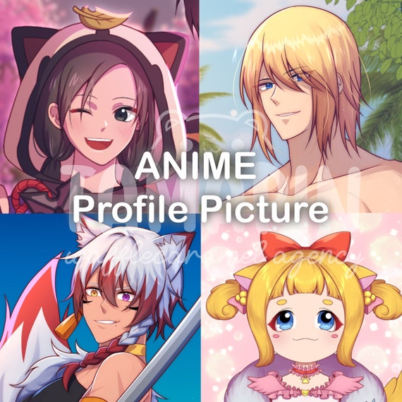 Cute Chibi Anime Art Commission for Twitch /  / Discord / Streamers  Fan Art/ OC 